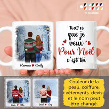 Charger l'image dans la galerie, Mug personnalisé couple, Tasse pour lui, Cadeaux pour elle, Cadeaux de Noël