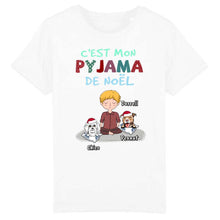 Charger l'image dans la galerie, Jusqu'à 2 chiens, Tee shirt chien, T shirt chien personnalisé, C‘EST MON PYJAMA DE NOËL