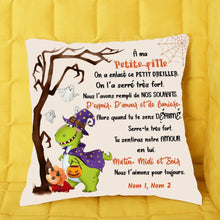 Charger l'image dans la galerie, Oreiller aux petits-enfants à Halloween, Méfiez-vous des petits-enfants Coussin De grand-mère