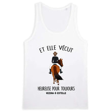 Charger l'image dans la galerie, T shirt personnalisé cheval, tee shirt cheval femme, Et elle vécut heureuse pour toujours