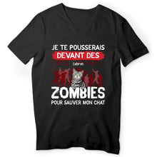 Charger l'image dans la galerie, Jusqu'à 6 chats, t shirt personnalisé chat, t shirt Halloween chat, pour sauver mes chats