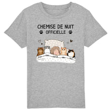 Charger l'image dans la galerie, Jusqu'à 9 chats, Tee shirt personnalisé chat, Chemise de nuit officielle, t shirt maman chat
