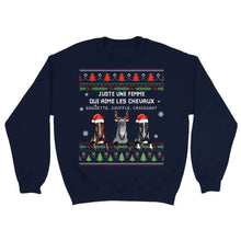 Charger l'image dans la galerie, Sweat-shirt personnalisé pour maman cheval, Cadeau de Noël pour les amoureux des chevaux