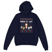 Charger l'image dans la galerie, Sweat-shirt personnalisé pour les amoureux des chats, cadeau de Noël à maman chat, propriétaire d’animal de compagnie