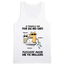Charger l'image dans la galerie, Jusqu'à 3 chats, tee shirt personnalisé chat, tee shirt humour chat femme, maman chat