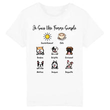 Charger l'image dans la galerie, Jusqu'à 6 chiens, t shirt personnalisé chien, maman chien t-shirt pour femmes