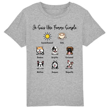 Charger l'image dans la galerie, Jusqu'à 6 chiens, t shirt personnalisé chien, maman chien t-shirt pour femmes