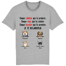 Charger l'image dans la galerie, Jusqu'à 6 chiens, t shirt chien personnalisé, tee shirt maman chien, papa chien