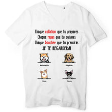 Charger l'image dans la galerie, Jusqu'à 6 chiens, t shirt chien personnalisé, tee shirt maman chien, papa chien