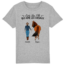 Charger l'image dans la galerie, Jusqu'à 2 chevaux, tee shirt personnalisé cheval, juste une femme qui aime les chevaux