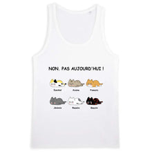 Charger l'image dans la galerie, Jusqu'à 6 chats, tee shirt personnalisé chat, tee shirt humour chat femme, Non. Pas aujourd'hui