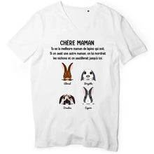 Charger l'image dans la galerie, Jusqu'à 9 lapins, noms et arts personnalisés t shirt personnalisé lapin, tee shirt maman lapin femme