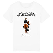 Charger l'image dans la galerie, Jusqu'à 3 chevaux, t shirt personnalisé cheval, juste une femme qui aime les chevaux