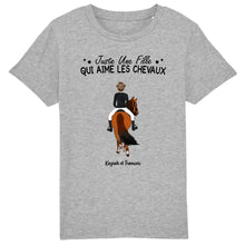 Charger l'image dans la galerie, Jusqu'à 3 chevaux, t shirt personnalisé cheval, juste une femme qui aime les chevaux