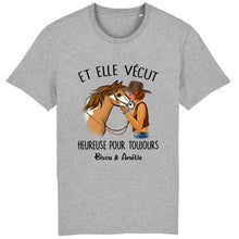 Charger l'image dans la galerie, Tee shirt cheval, t shirt personnalisé cheval, tee shirt cheval femme, Et elle vécut heureuse pour toujours