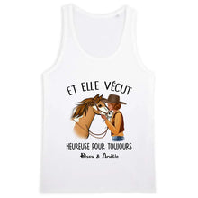 Charger l'image dans la galerie, Tee shirt cheval, t shirt personnalisé cheval, tee shirt cheval femme, Et elle vécut heureuse pour toujours