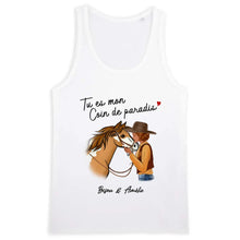 Charger l'image dans la galerie, Tee shirt cheval, t shirt personnalisé cheval, tee shirt cheval femme, Tu es mon coin de paradis
