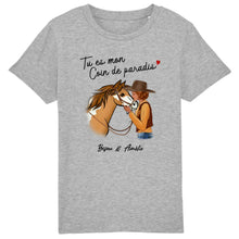 Charger l'image dans la galerie, Tee shirt cheval, t shirt personnalisé cheval, tee shirt cheval femme, Tu es mon coin de paradis