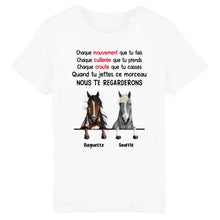 Charger l'image dans la galerie, Jusqu'à 3 chevaux, t shirt personnalisé cheval, t shirt cheval femme, tee shirt cheval humour