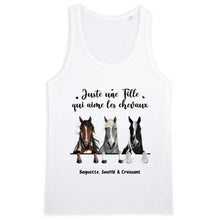 Charger l'image dans la galerie, Jusqu'à 3 chevaux, t shirt personnalisé cheval, tee shirt cheval femme, femme qui aime les chevaux
