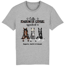 Charger l'image dans la galerie, Jusqu'à 3 chevaux, t shirt personnalisé cheval, tee shirt cheval femme, maman de cheval