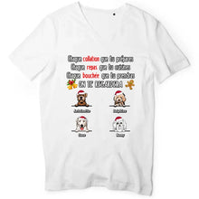 Charger l'image dans la galerie, Jusqu'à 6 chats, T shirt personnalisé chien, T-shirt de Noël pour les amoureux des chats