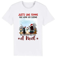 Charger l'image dans la galerie, Jusqu'à 6 chiens, T shirt personnalisé chien, maman chiens, Cadeau de Noël pour les amoureux des chiens