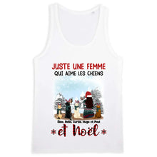 Charger l'image dans la galerie, Jusqu'à 6 chiens, T shirt personnalisé chien, maman chiens, Cadeau de Noël pour les amoureux des chiens