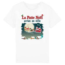 Charger l'image dans la galerie, Jusqu'à 6 chats, T shirt chat, tee shirt personnalisé chat, La Patte Noël arrive en ville