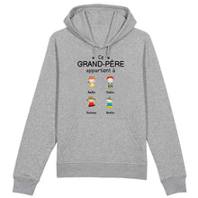 Charger l'image dans la galerie, Jusqu'à 20 enfants, Sweat à capuche personnalisé grand-père grand-mère, Sweat à capuche fête des pères, fête des mères