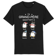Charger l'image dans la galerie, Jusqu’à 12 enfants, T-shirt personnalisé grand-père grand-mère, ce grand-père appartient à, cadeau de Noël à mon petit-enfant