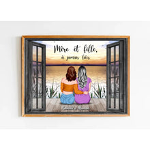 Charger l'image dans la galerie, Jusqu'à 4 filles, Poster personnalisée, Anniversaire, Cadeau de fête des mères pour les mères, les filles