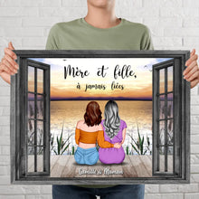 Charger l'image dans la galerie, Jusqu'à 4 filles, Poster personnalisée, Anniversaire, Cadeau de fête des mères pour les mères, les filles