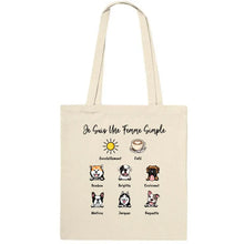 Charger l'image dans la galerie, Sac fourre-tout Maman Chien Simple Femme Café Chien tote bag personnalisé, jusqu'à 6 chiens