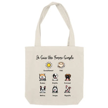 Charger l'image dans la galerie, Sac fourre-tout Maman Chien Simple Femme Café Chien tote bag personnalisé, jusqu'à 6 chiens