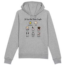 Charger l'image dans la galerie, Jusqu'à 6 chiens, Sweat à capuche personnalisé chien, Sweat à capuche Maman chien, Simple Femme Café Chien