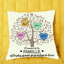 Charger l'image dans la galerie, Jusqu'à 13 membres, Oreiller personnalisé, Coussin pour grand-mère, maman, cadeau significatif de la famille