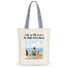 Charger l'image dans la galerie, Jusqu'à 6 animaux, Sac fourre-tout personnalisé chiens et chats, Sac fourre-tout maman chien chat
