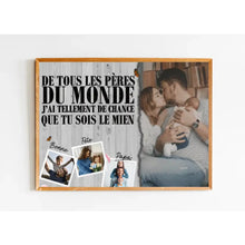Charger l'image dans la galerie, Poster personnalisée, cadeau pour la famille, De tous les pères du monde..