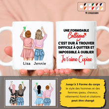 Charger l'image dans la galerie, Jusqu'à 3 Forme du corps, À ma meilleure amie - Tasse personnalisée