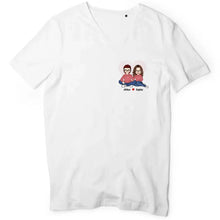 Charger l'image dans la galerie, T-shirt personnalisé Couple Valentine Cadeaux Aimant Cadeau pour elle, Cadeau pour lui, À mon petit ami, Ma petite amie