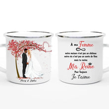 Charger l'image dans la galerie, Tasse personnalisée pour couple, cadeau de Saint-Valentin pour elle lors de mon mariage, à ma tasse femme