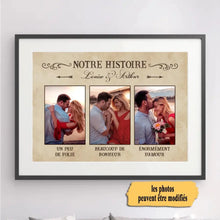 Charger l'image dans la galerie, Passe-partout Personnalisée, Cadeau poster encadré pour couple, énorméments d'amour