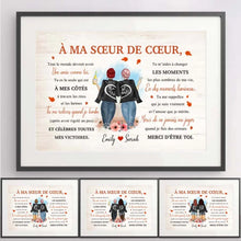 Charger l'image dans la galerie, Passe-partout personnalisée, Poster encadré cadeau, Tout le monde devrait avoir une amie comme toi