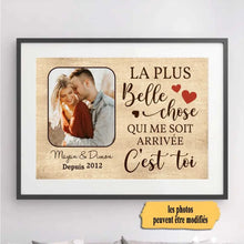 Charger l'image dans la galerie, Passe-partout Personnalisée, Cadeau poster encadré pour couple, La plus belle chose