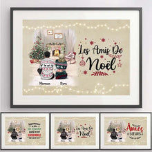 Charger l'image dans la galerie, Passe-partout personnalisée, Poster encadré cadeau, Cadeau de Noël Best Friends