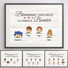Charger l'image dans la galerie, Passe-partout personnalisée, Poster encadré cadeau, Cadeau pour la grand-mère, le grand-père, famille