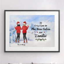 Charger l'image dans la galerie, Passe-partout personnalisée, Poster encadré cadeau,de Noël meilleur ami