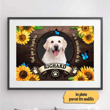 Charger l'image dans la galerie, Passe-partout personnalisée, Poster encadré cadeau, cadeau pour amoureux des chiens/chats