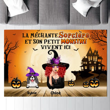 Charger l'image dans la galerie, Jusqu'à 6 chiens, Halloween Carpette maman chien, tapis personnalisé chien, tapis pour les amoureux des chiens